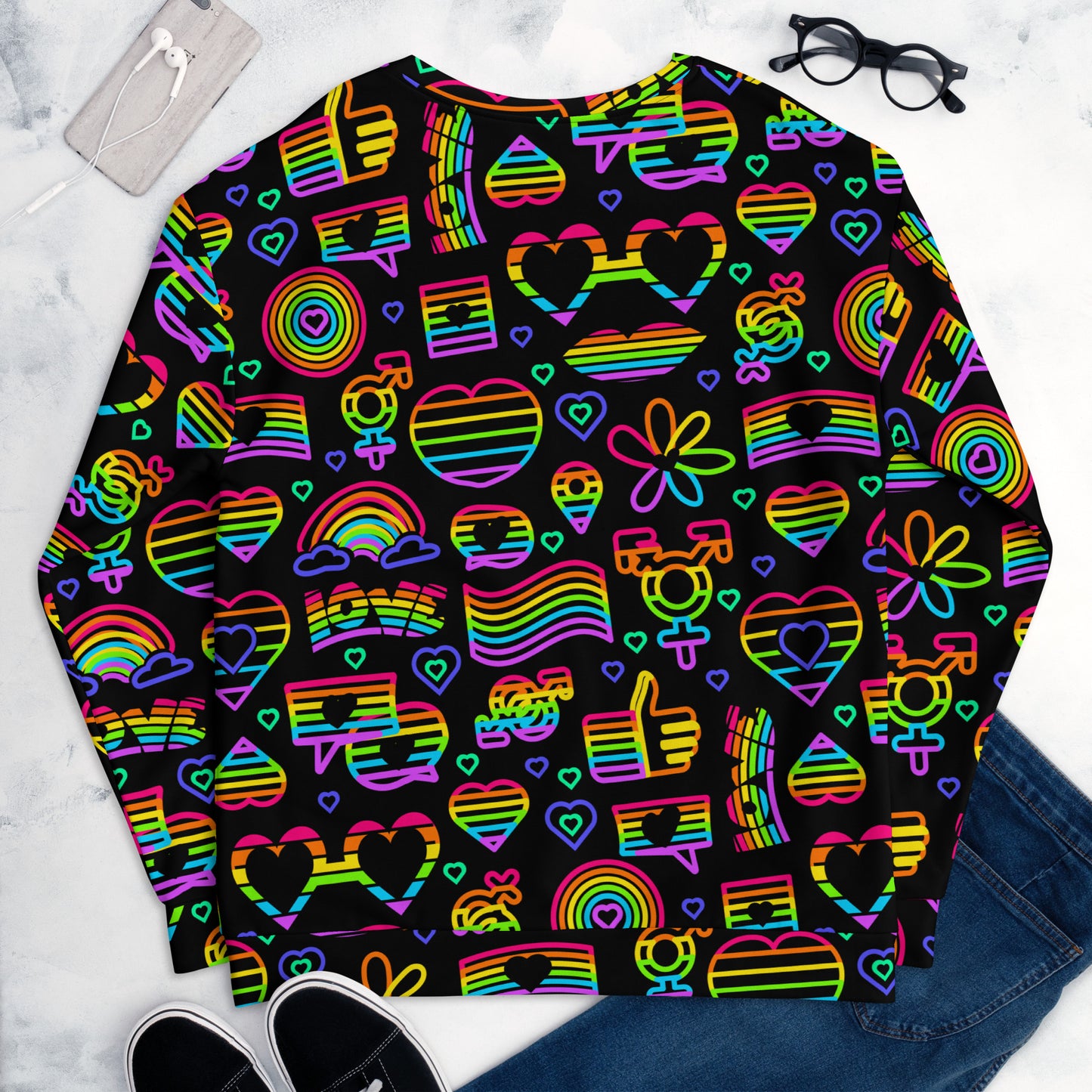 Neon Pride Unisex Sweatshirt