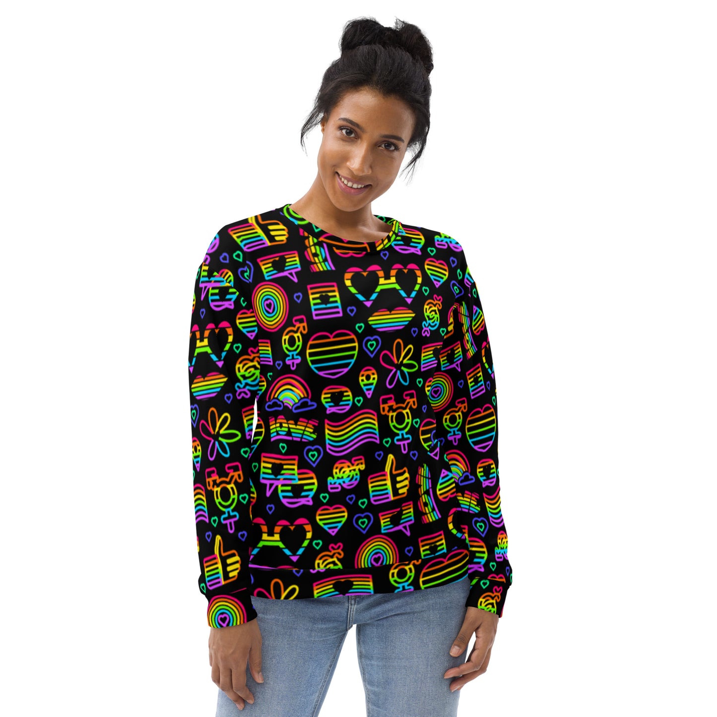 Neon Pride Unisex Sweatshirt