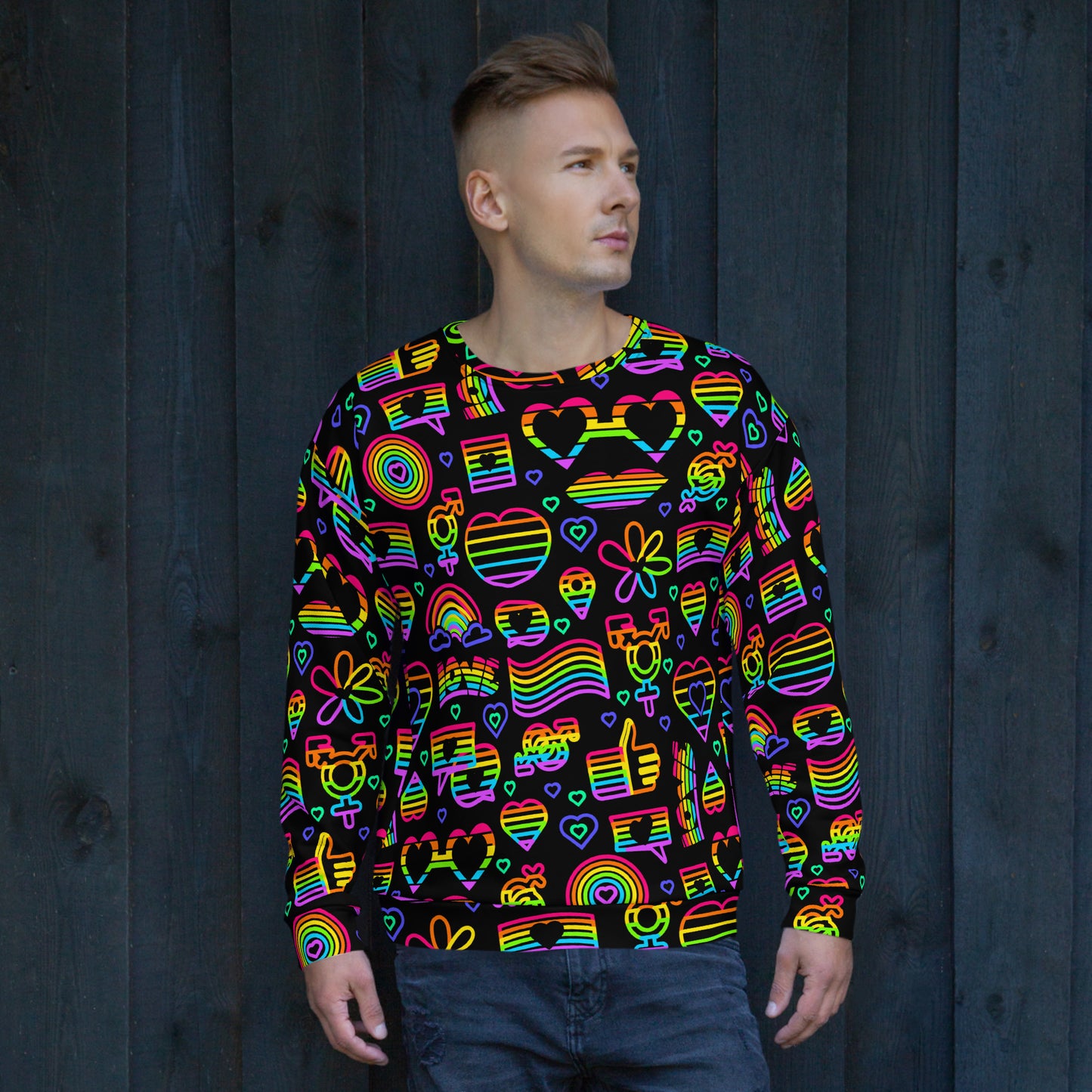 Neon Pride Unisex Sweatshirt