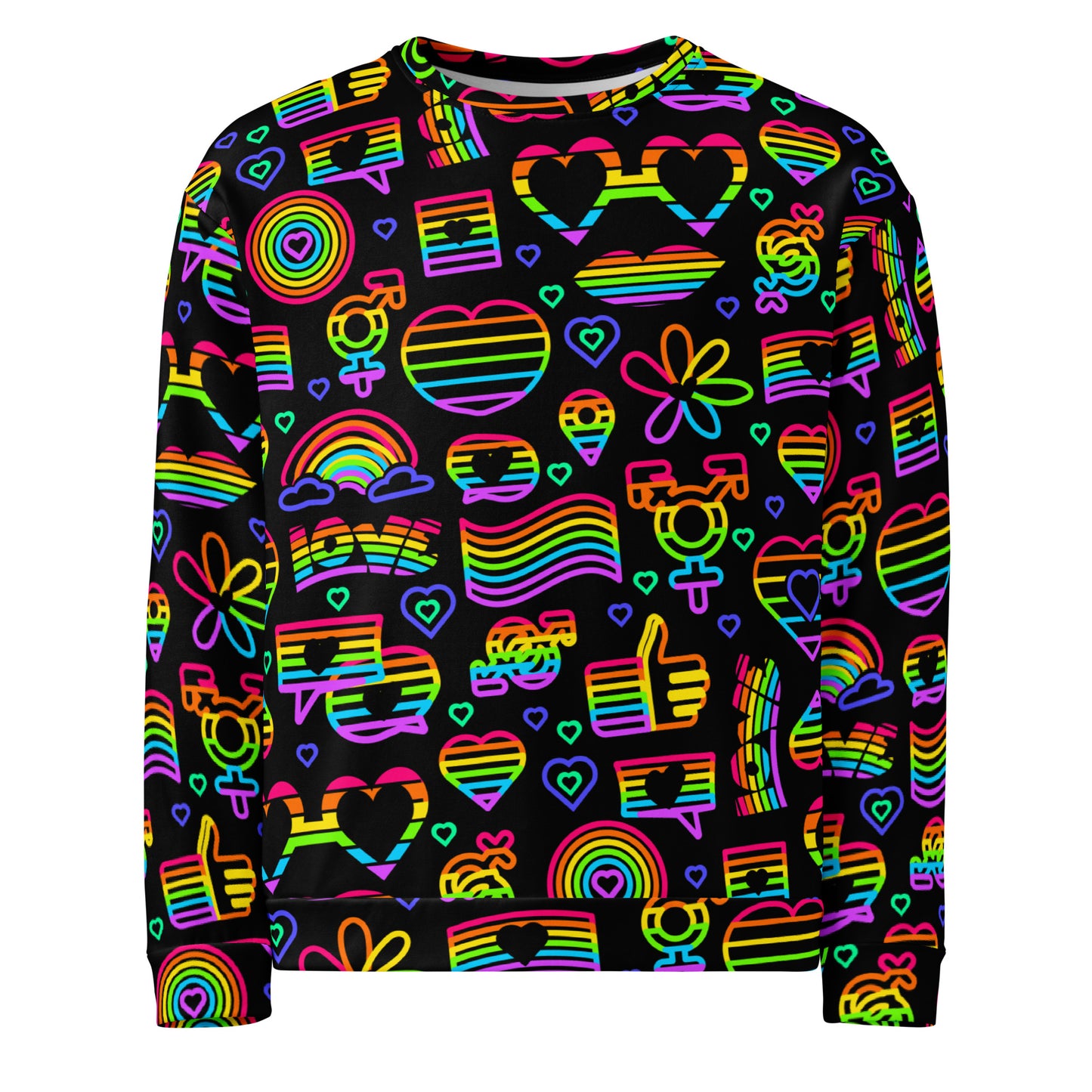 Neon Pride Unisex Sweatshirt