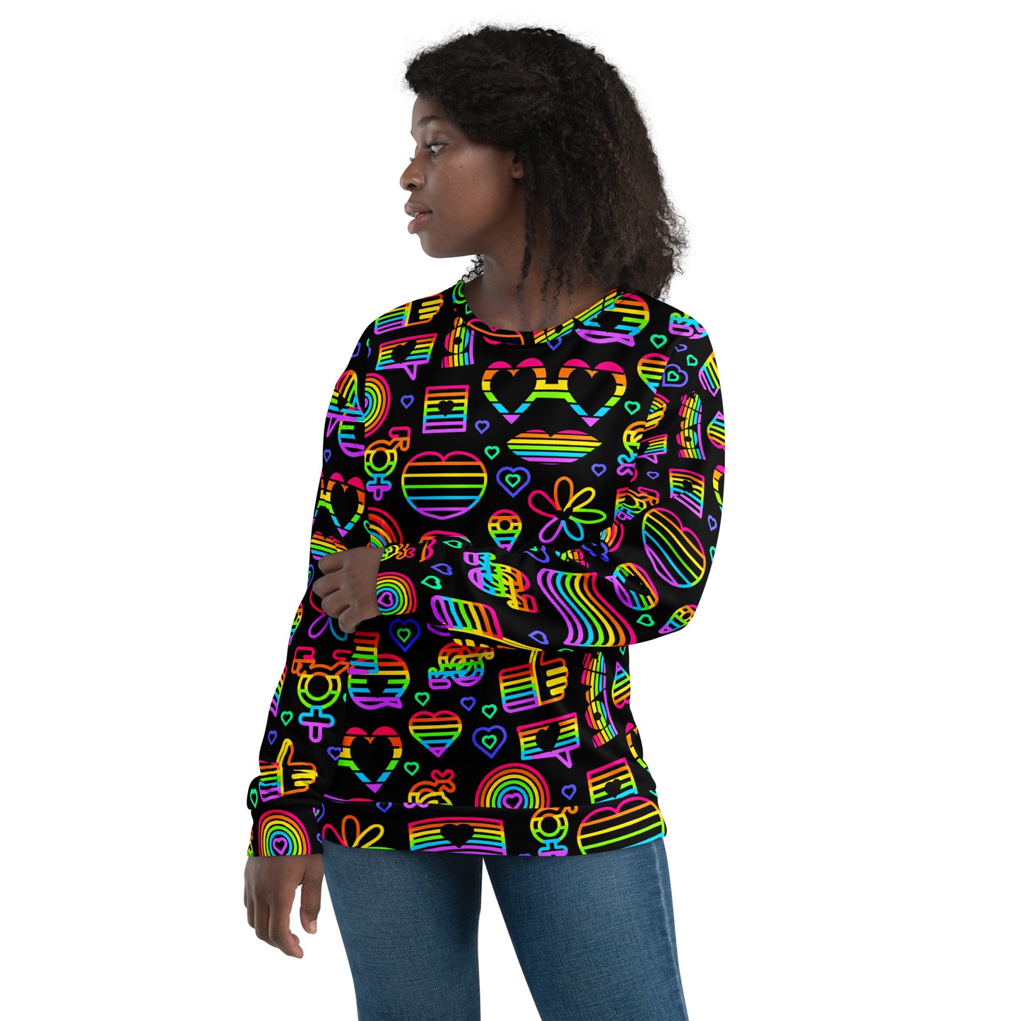 Neon Pride Unisex Sweatshirt