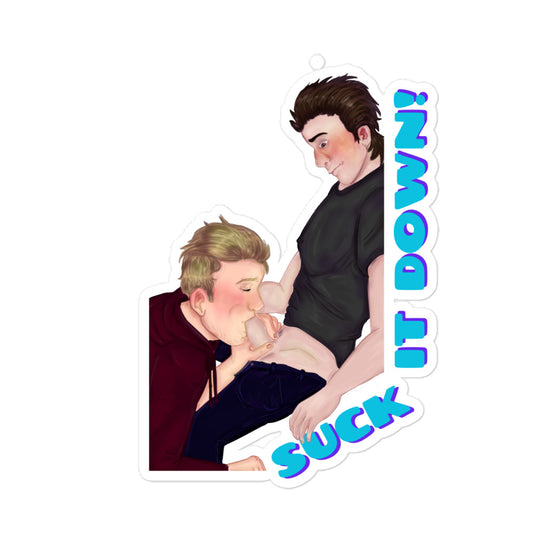 NSFW Brendan and Wade Bubble-free sticker