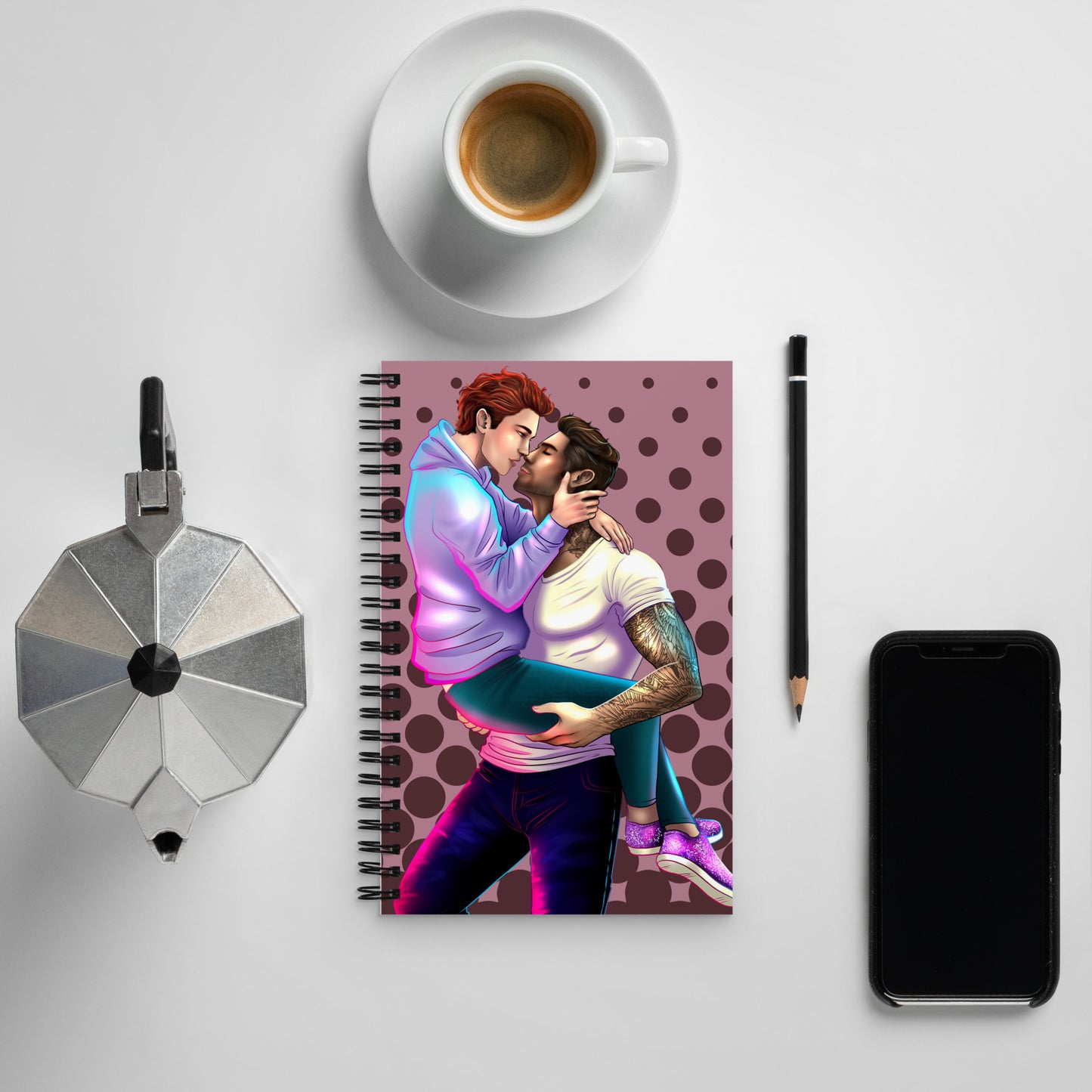 Shay & Jamie Spiral notebook