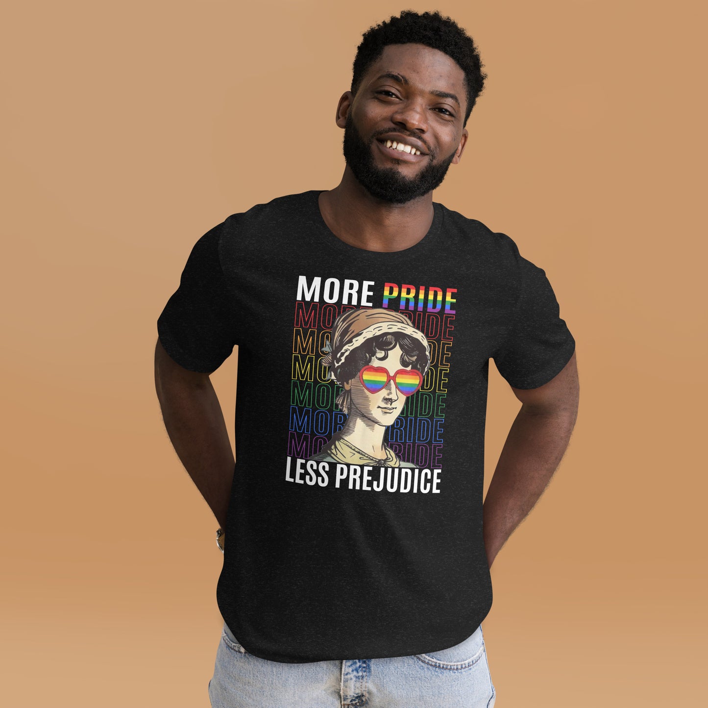 "More Pride, Less Prejudice" Unisex t-shirt