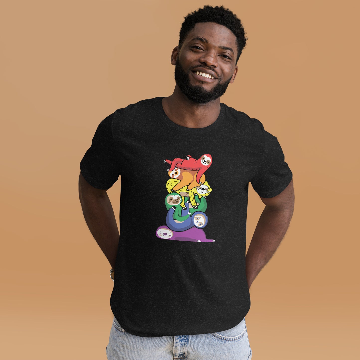 Rainbow Sloths Unisex t-shirt