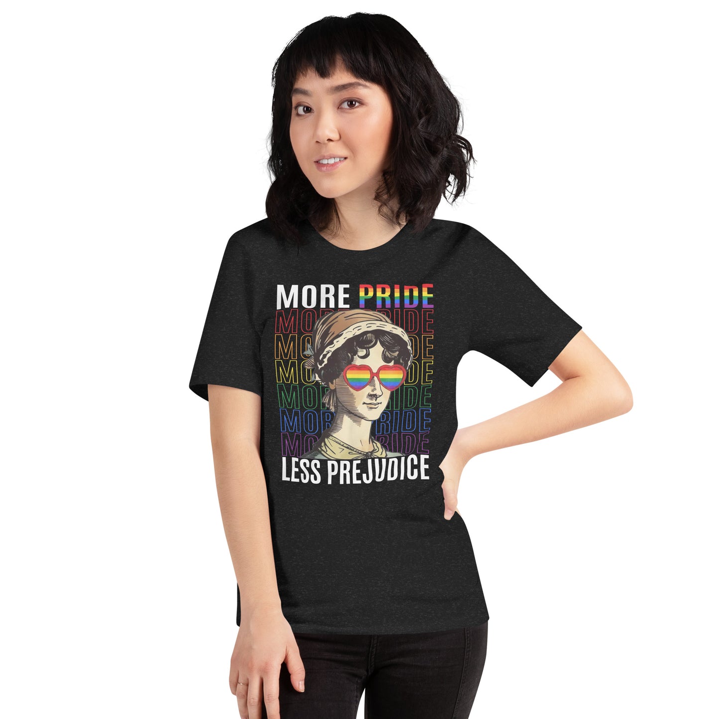 "More Pride, Less Prejudice" Unisex t-shirt